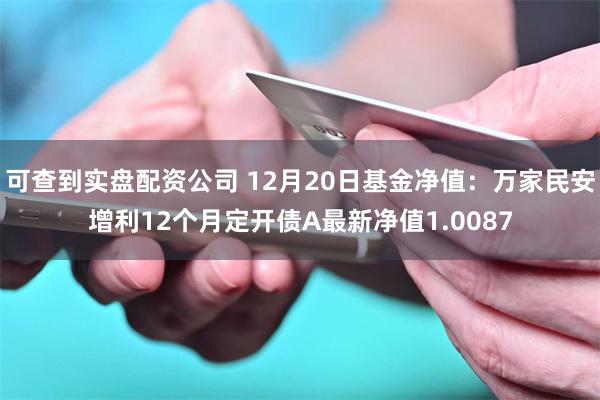 可查到实盘配资公司 12月20日基金净值：万家民安增利12个